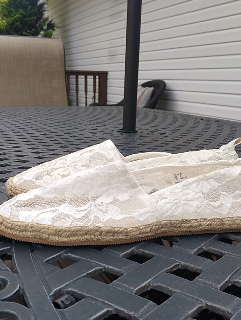 H&M Lace espadrilles